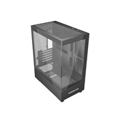 Корпус Powercase Vision Micro M, Tempered Glass, чёрный, mATX  (CVMMB-L0)