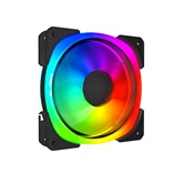 Вентилятор Powercase (СM21-12 ARGB) Black 120x120x25мм (PWM, 100шт./кор, 4pin +ARGB Sync, 800-1500±10% об/мин) Bulk