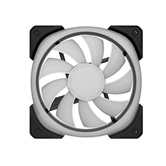 Вентилятор Powercase (СM21-14 ARGB) Black 140x140x25мм (PWM, 100шт./кор, 4pin +ARGB Sync, 800-1500±10% об/мин) Bulk