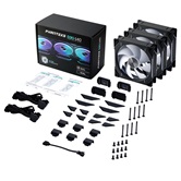 Комплект вентиляторов (3шт.) PHANTEKS D30 DRGB Black 140x140x30мм (PWM, 10шт./кор, 250-1800 об/мин, 29.5dBa) / PH-F140D30_DRGB_PWM_BK01_3P