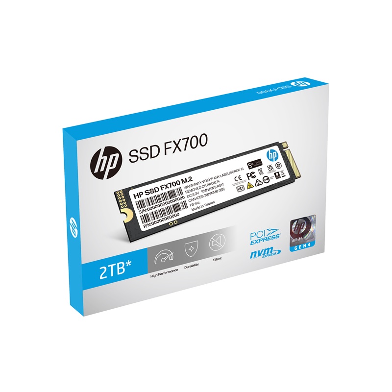 Накопитель SSD HP M.2 2280 NVMe PCIe Gen4х4 FX700 2Tb 8U2N5AA#ABB