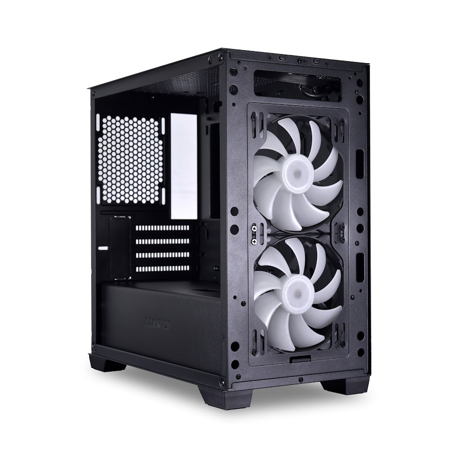 Корпус Lian Li Lancool 205M Mesh / Black / mATX, TG / 2x 140mm ARGB fans inc. / G99.OE744MX.10R