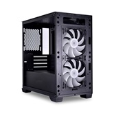 Корпус Lian Li Lancool 205M Mesh / Black / mATX, TG / 2x 140mm ARGB fans inc. / G99.OE744MX.10R