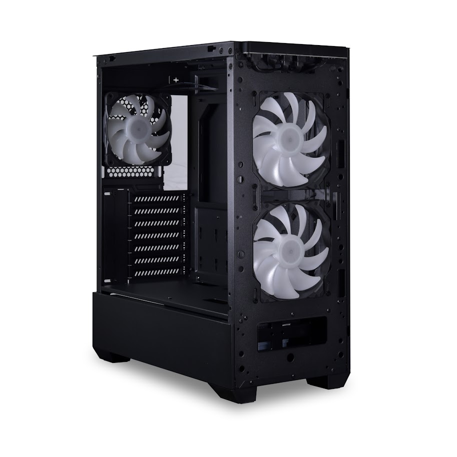 Корпус Lian Li Lancool 205 Mesh / Black / Mid-Tower, TG / 2x 140mm ARGB + 1x 120mm ARGB fans inc. / G99.OE764CX.R0