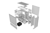Корпус Lian Li Lancool 216 / White / Mid-Tower, TG / 2x 160mm ARGB + 1x 140mm non LED fans inc. / G99.LAN216RW.10R