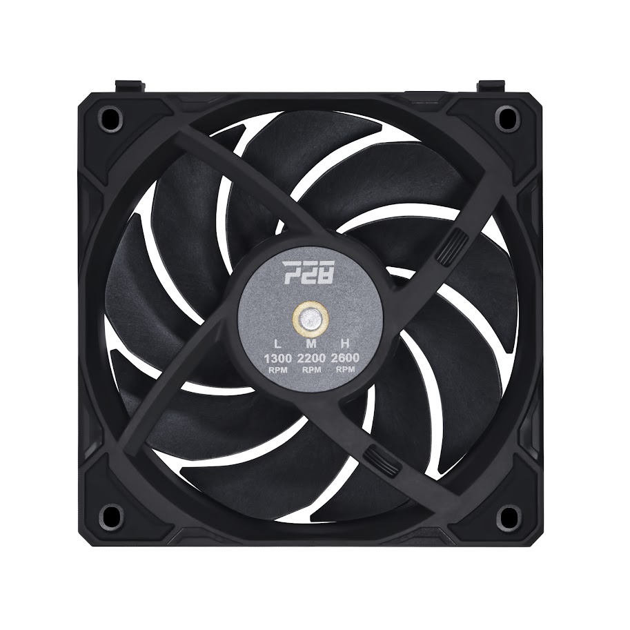 Вентилятор Lian Li UNI FAN P28 120 Black /UF-P28120-1B/ 120x120x28мм (PWM, 300-2600 об/мин, 32.1dBa) / G99.12P281B.R0