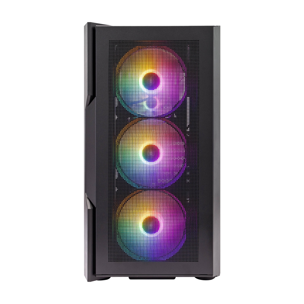 Корпус 1STPLAYER TRILOBITE T7-P Black / ATX / 4x120mm LED fans / T7-P-BK-4F1