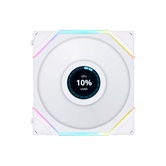 Вентилятор Lian Li UNI FAN TL LCD 120 White /12TLLCD1W/ 120x125x28мм (1.6” LCD дисплей, PWM, ARGB, 200-1900 об/мин, 27dBa) / G99.12TLLCD1W.R0