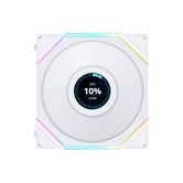 Вентилятор Lian Li UNI FAN TL LCD 120 White /12TLLCD1W/ 120x125x28мм (1.6” LCD дисплей, PWM, ARGB, 200-1900 об/мин, 27dBa) / G99.12TLLCD1W.R0