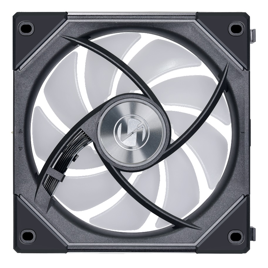 Вентилятор Lian Li UNI FAN SL-INF 120 Reverse Black /UF-RSLIN120-1B/ 120x120x25мм (PWM, ARGB, 200-2100 об/мин, 29dBa) / G99.12RSLIN1B.R0