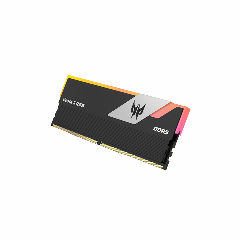 Модуль памяти DDR5 Acer Predator Vesta II RGB 32Gb (2x16) 6400Mhz CL32 (32-39-39-102) 1.35V  Black