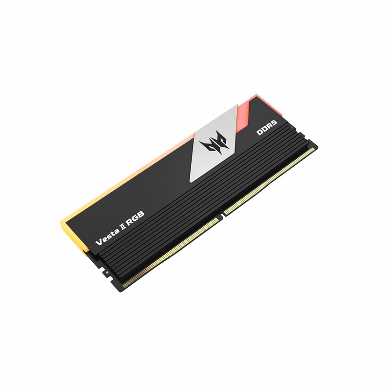 Модуль памяти DDR5 Acer Predator Vesta II RGB 32Gb (2x16) 6600Mhz CL34 (34-40-40-105) 1.4V  Balck