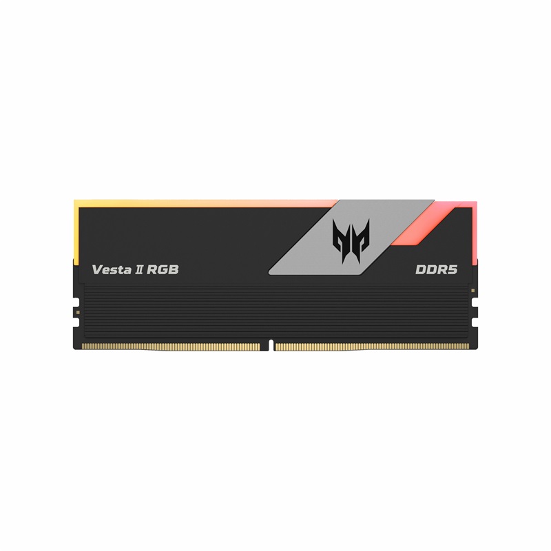 Модуль памяти DDR5 Acer Predator Vesta II RGB 32Gb (2x16) 6600Mhz CL34 (34-40-40-105) 1.4V  Balck