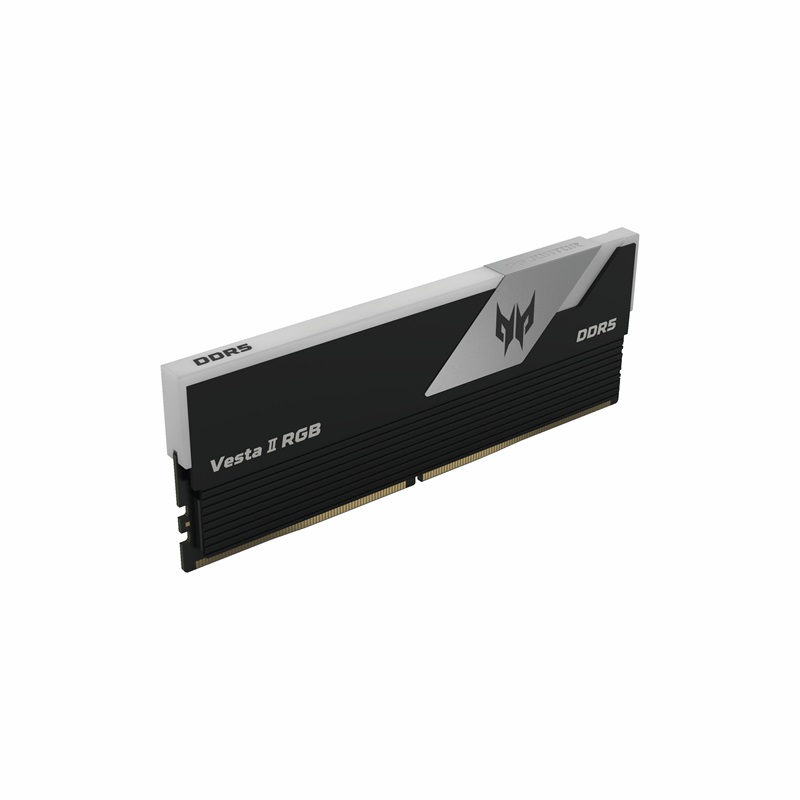 Модуль памяти DDR5 Acer Predator Vesta II RGB 32Gb (2x16) 6600Mhz CL34 (34-40-40-105) 1.4V  Balck