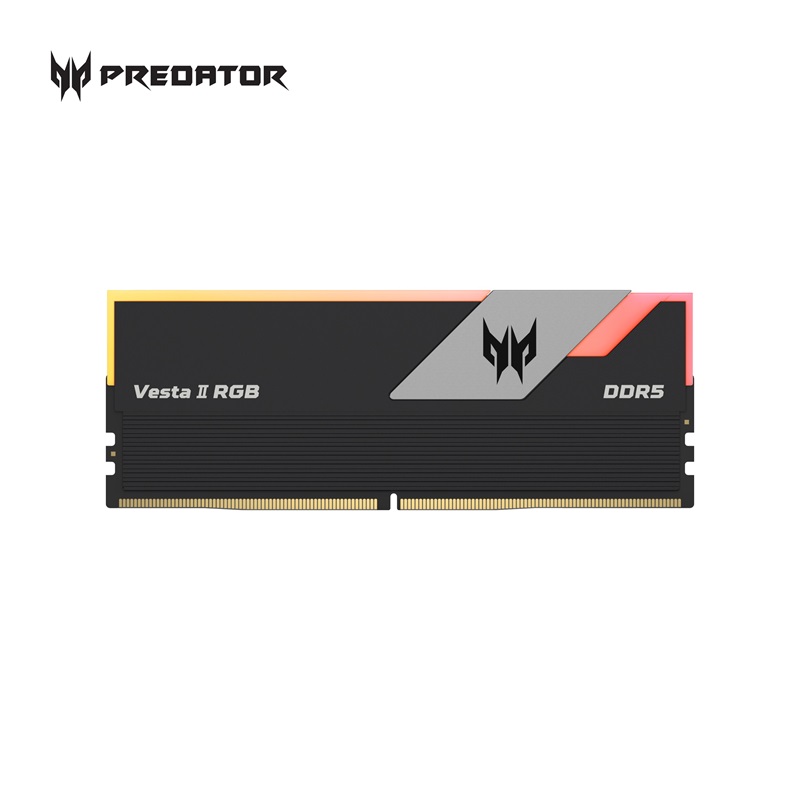 Модуль памяти DDR5 Acer Predator Vesta II RGB 32Gb (2x16) 6000Mhz CL32 (32-38-38-76) 1.35V Black