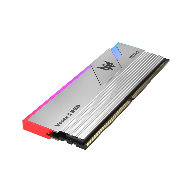 Модуль памяти DDR5 Acer Predator Vesta II RGB 64Gb (2x32) 6000Mhz CL32 (32-38-38-76)  Silver