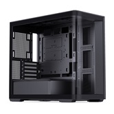 Корпус JONSBO D300 Black без БП, боковая панель из закаленного стекла, mini-ITX, micro-ATX, черный