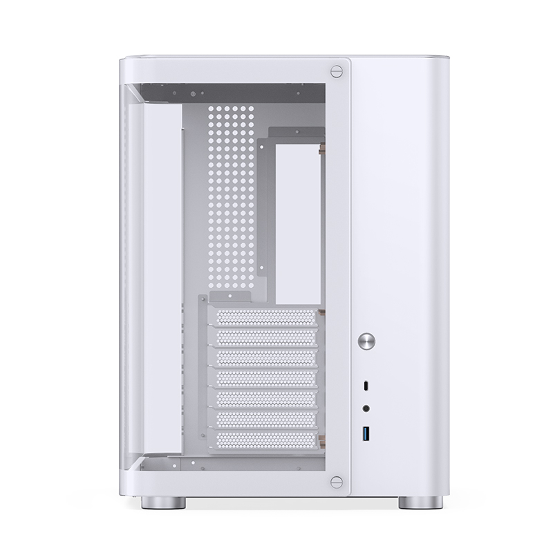 Корпус JONSBO TK-2 2.0 White без БП, mini-ITX, micro-ATX, ATX, белый