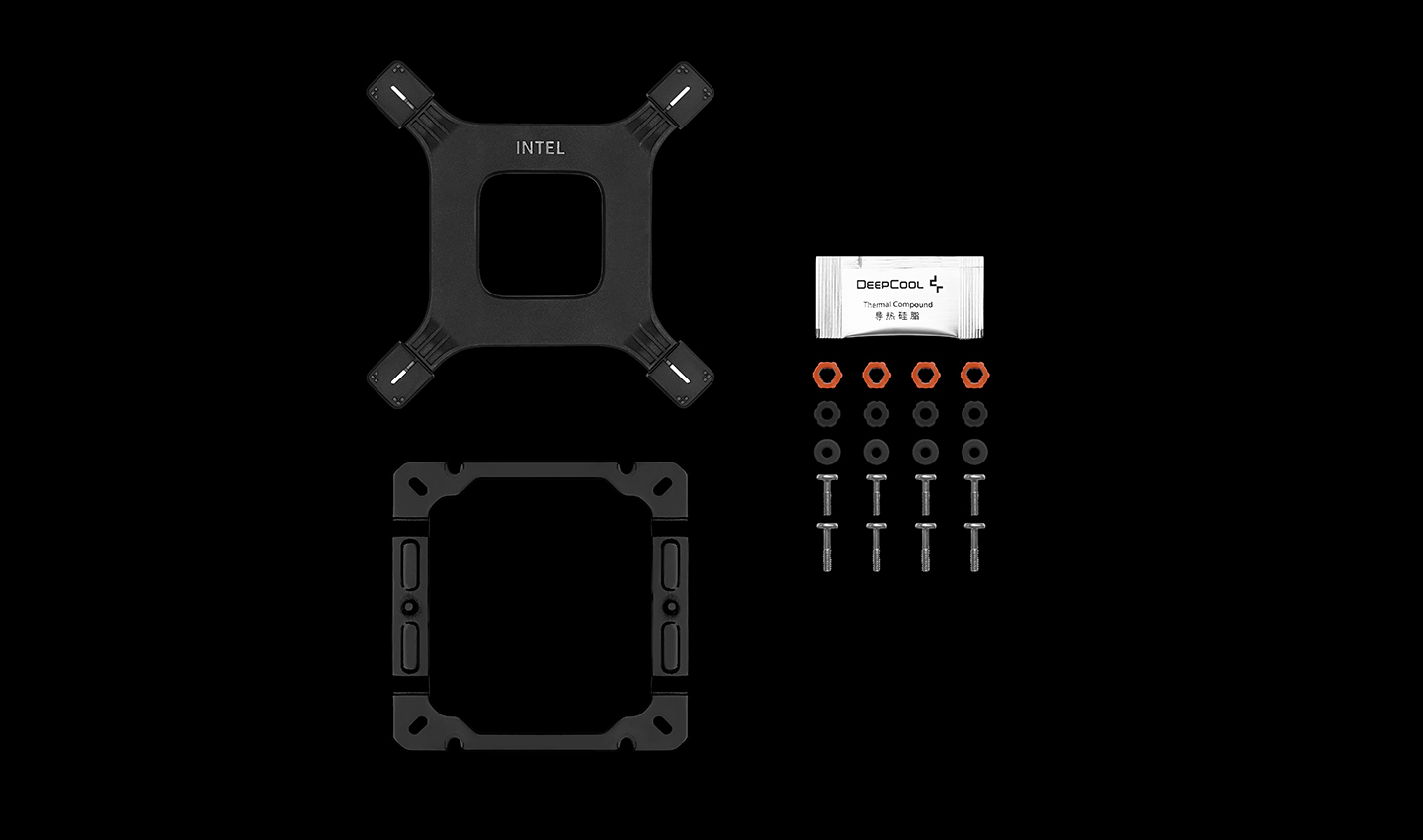 Кулер DEEPCOOL AG500 DIGITAL ARGB LGA1700/1200/115X/AM5/AM4 (9шт/кор, TDP 240W, PWM, ARGB Fan 120mm, 5 тепл. трубок) RET