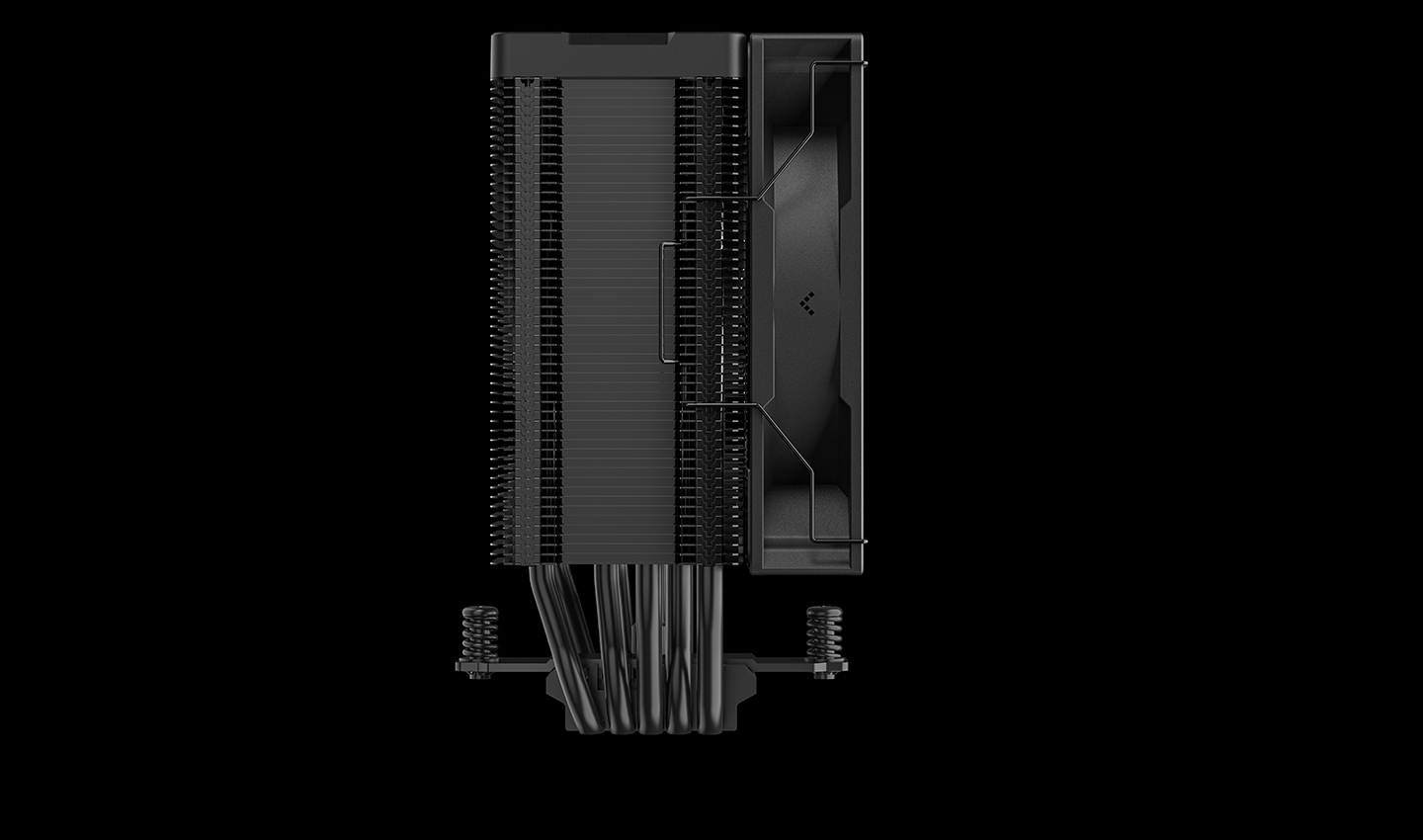 Кулер DEEPCOOL AG500 DIGITAL BK LGA1700/1200/115X/AM5/AM4 (9шт/кор, TDP 240W, PWM, Fan 120mm, 5 тепл. трубок) RET