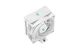 Кулер DEEPCOOL AG400 DIGITAL WH LGA1700/1200/115X/AM5/AM4 (9шт/кор, TDP 220W, PWM, Fan 120mm, 4 тепл. трубки, белый) RET