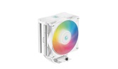 Кулер DEEPCOOL AG400 DIGITAL WH ARGB LGA1700/1200/115X/AM5/AM4 (9шт/кор, TDP 220W, PWM, ARGB Fan 120mm, 4 тепл. трубки, белый) RET