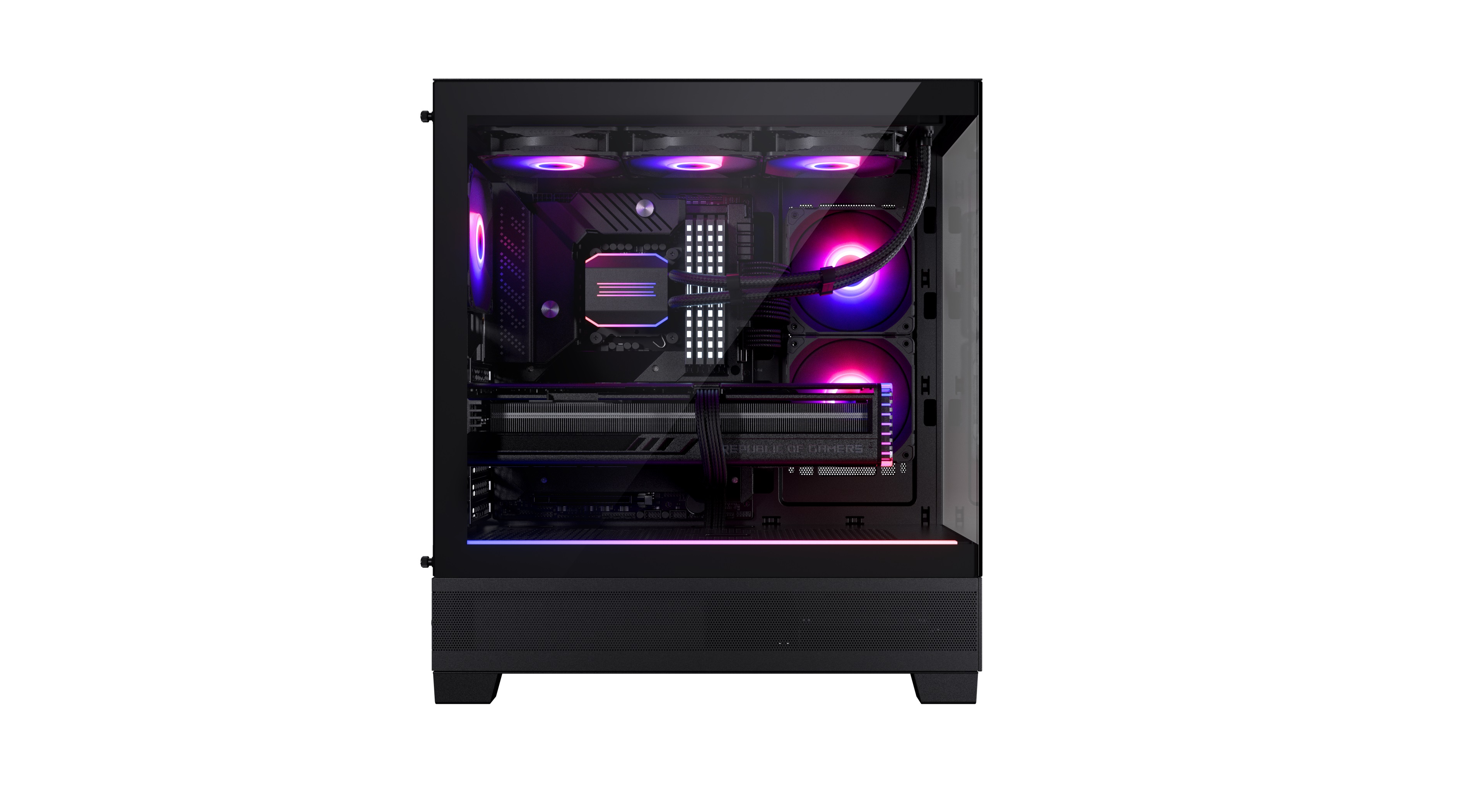 Корпус PHANTEKS 523 XT View, Black, 3x120mm ARGB Fan, Tempered Glass, Mid-Tower / PH-XT523V1_DBK01_RU