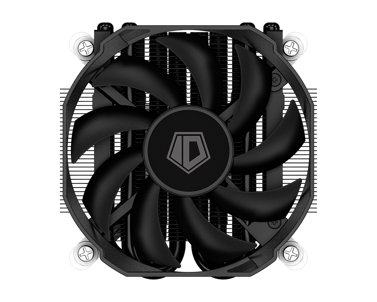 Кулер ID-COOLING IS-30i BLACK LGA1700/1200/115X низкопрофильный высота 30mm (36шт/кор, TDP 100W, PWM, 4 тепл.трубки прямого контакта, FAN 92mm) BOX