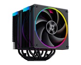 Кулер ID-COOLING FROZN FROZN A620 ARGB LGA1700/1200/115X/AM5/AM4 (6шт/кор, TDP 270W, PWM, черный, 6 тепл.трубок + медная база, DUAL ARGB FAN 120mm) RET