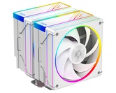 Кулер ID-COOLING FROZN FROZN A620 ARGB WHITE LGA1700/1200/115X/AM5/AM4 (6шт/кор, TDP 270W, PWM, черный, 6 тепл.трубок + медная база, DUAL ARGB FAN 120mm, белый) RET