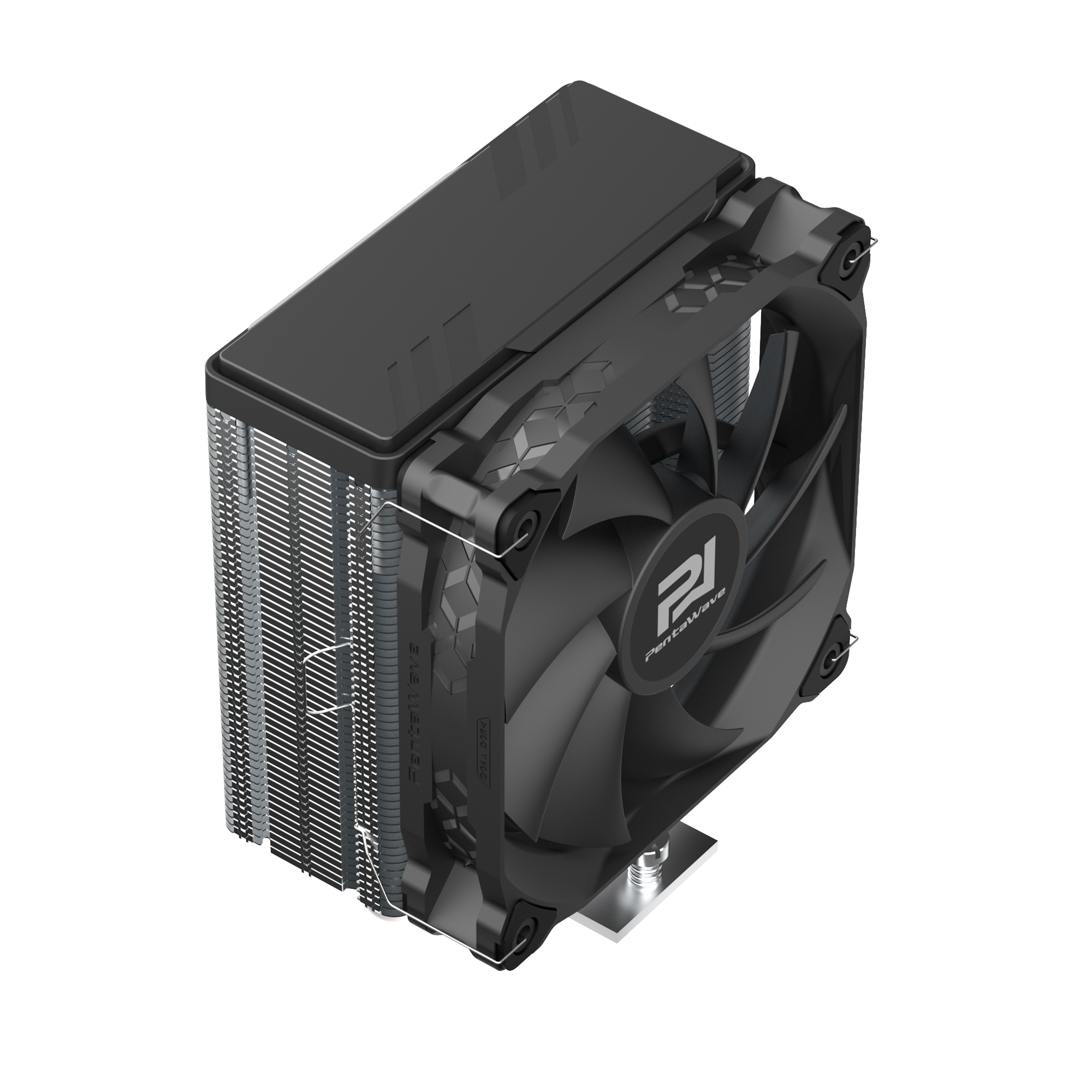 Кулер PentaWave PC-Z03E SRB  LGA115X/1200/1700/AM4/AM5 (20 шт/кор, TDP 205W, 1*120mm PWM Fan, 3 тепловые трубки 6мм, 600-1750RPM, 12-29,5dBa)