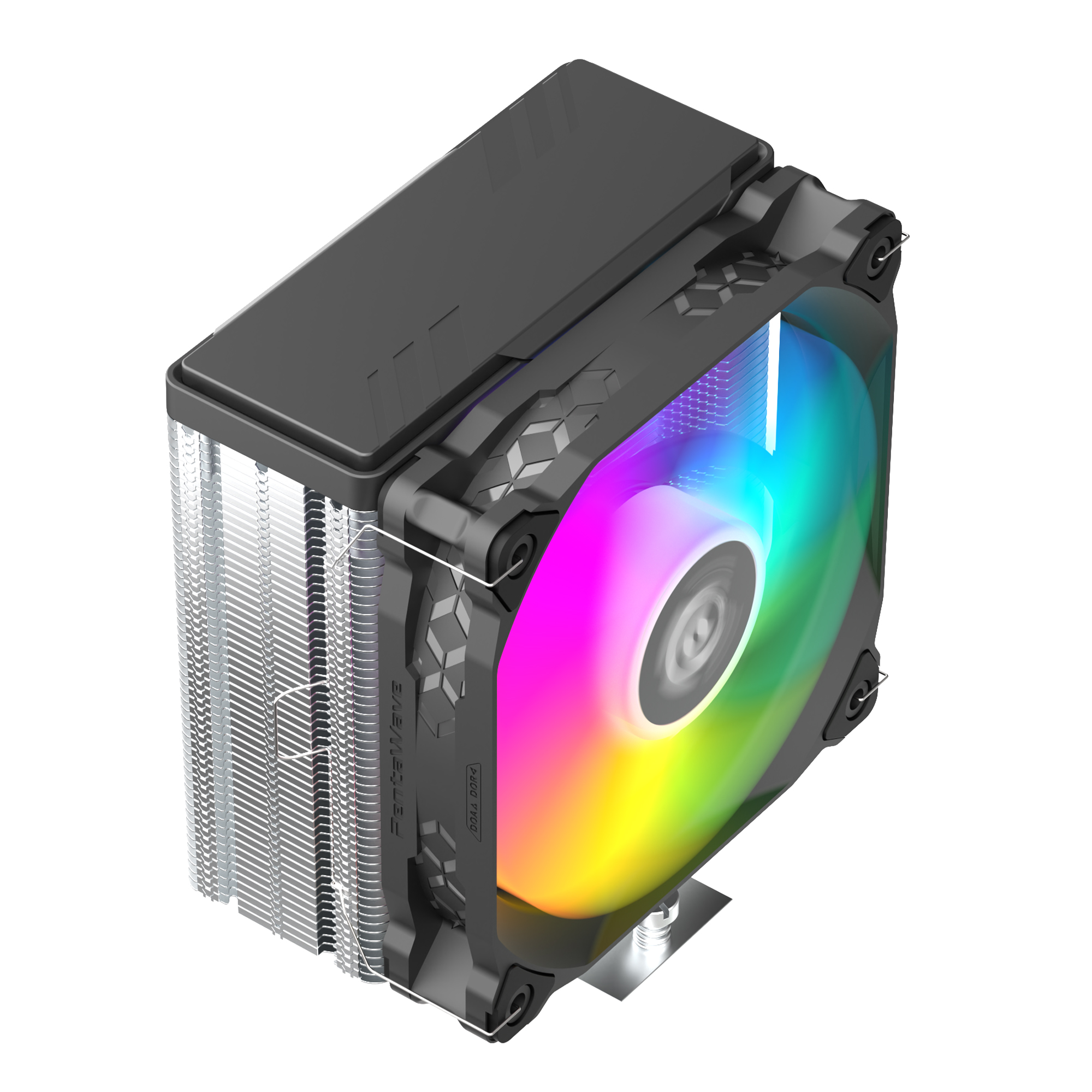 Кулер PentaWave PC-Z04E SRB ARGB  LGA115X/1200/1700/AM4/AM5 (20 шт/кор, TDP 220W, 1*120mm ARGB PWM Fan, 4 тепловые трубки 6мм, 600-1850RPM, 12-32,6dBa)