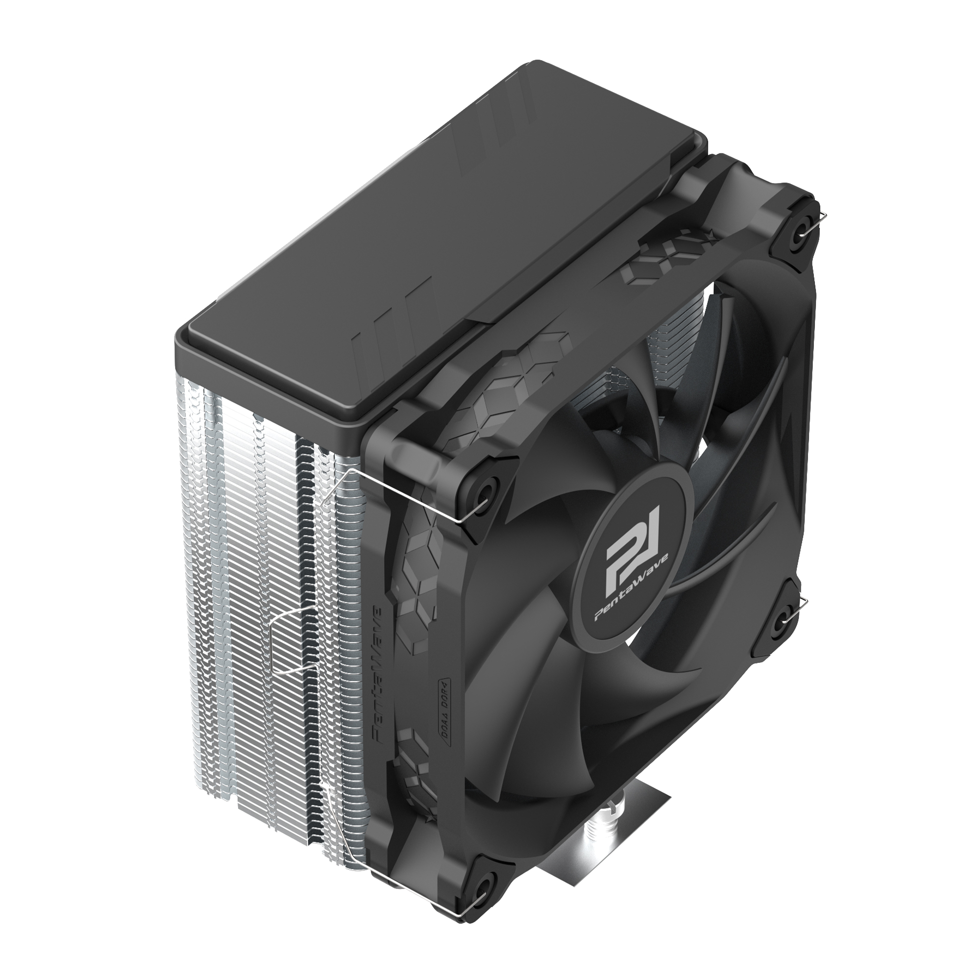 Кулер PentaWave PC-Z05E SRB  LGA115X/1200/1700/AM4/AM5 (20 шт/кор, TDP 235W, 1*120mm PWM Fan, 5 тепловых трубок 6мм, 600-1850RPM, 12-32,6dBa)