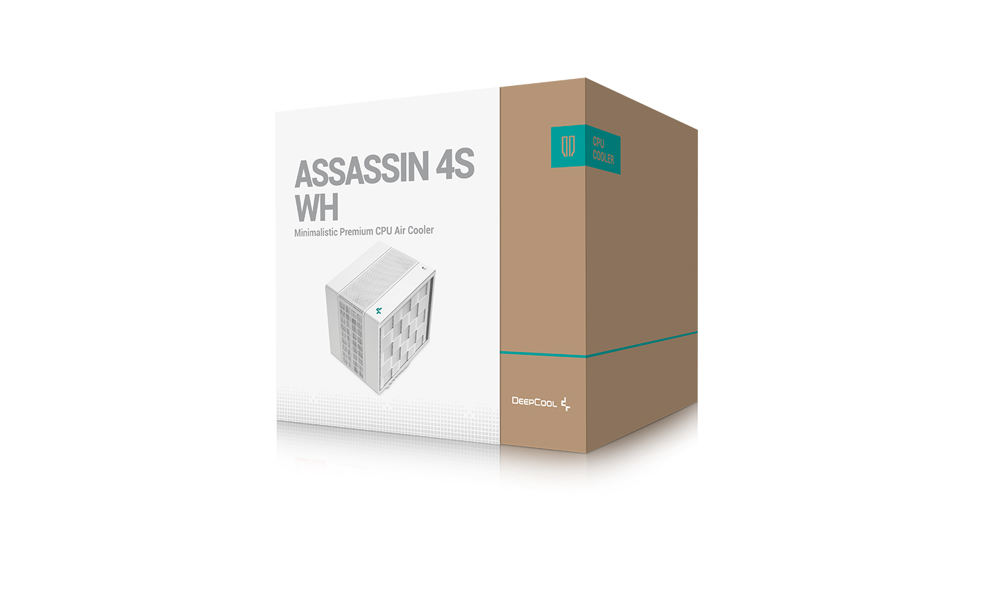 Кулер DEEPCOOL ASSASSIN 4S WH LGA20XX/1700/1200/115X/AM5/AM4 (6шт/кор,TDP 250W, PWM, FAN 140mm + 120mm, DUAL Heatsink, 7 Heatpipe, Copper Base, белый) RET