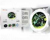 Комплект водяного охлаждения ID-COOLING SL360 XE WHITE LGA20XX/1700/1200/115X/AM5/AM4 (4шт/кор,TDP 350W, PWM, LCD Display, TRIPLE ARGB FAN 120mm, белый) RET