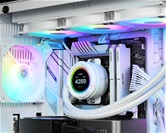 Комплект водяного охлаждения ID-COOLING SL360 XE WHITE LGA20XX/1700/1200/115X/AM5/AM4 (4шт/кор,TDP 350W, PWM, LCD Display, TRIPLE ARGB FAN 120mm, белый) RET