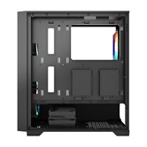 Корпус Powercase ByteFlow Black, Tempered Glass, 4x 120mm ARGB fans, ARGB HUB, чёрный, ATX  (CBFB-A4)