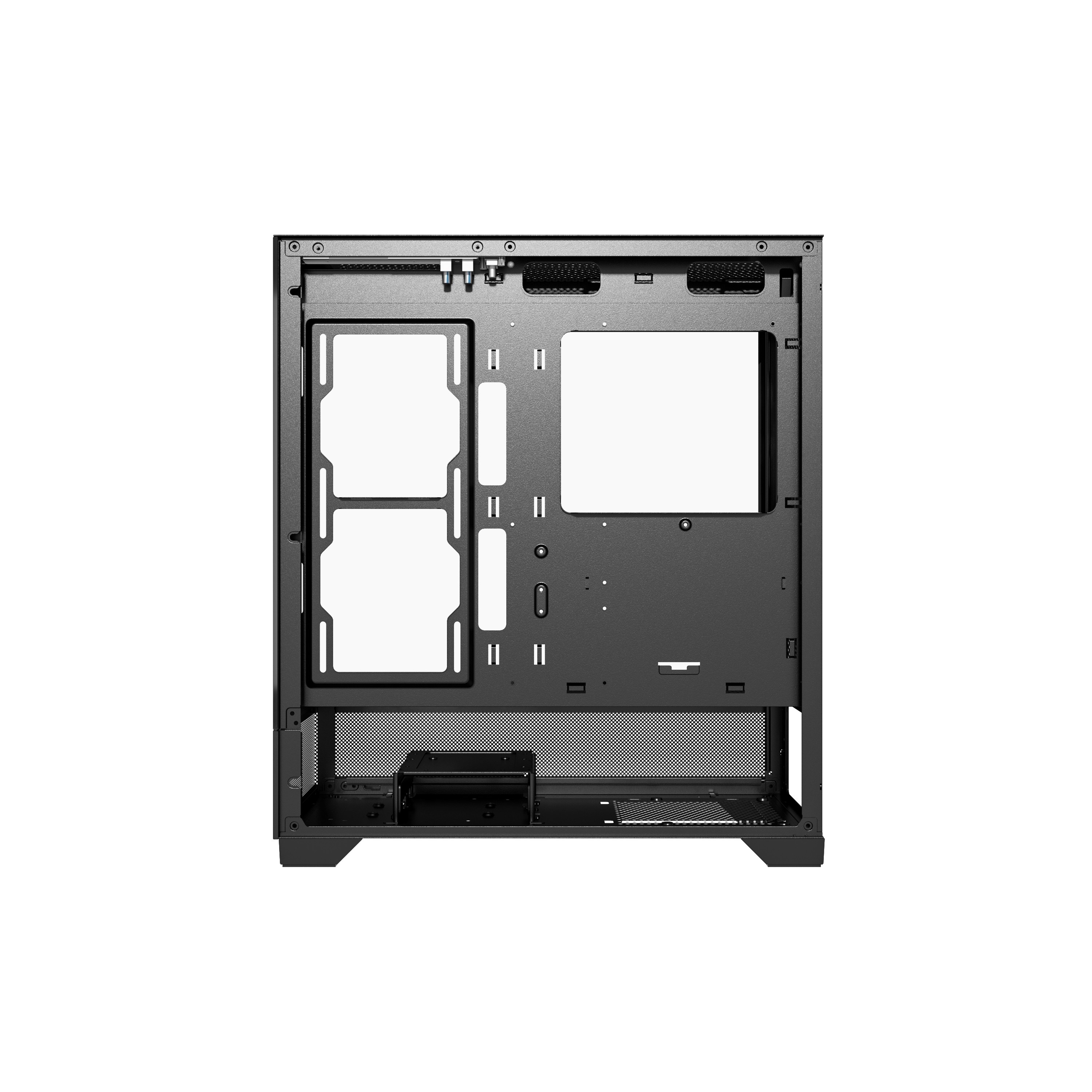 Корпус Powercase Luminous, Tempered Glass, чёрный, ATX  (CLB-L0)