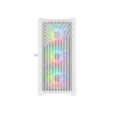 Корпус Powercase Mistral Micro X4W, Tempered Glass, 4х 120mm 5-color fan, белый, mATX  (CMMXW-L4)