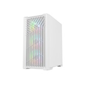 Корпус Powercase Mistral Micro X4W, Tempered Glass, 4х 120mm 5-color fan, белый, mATX  (CMMXW-L4)