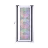 Корпус Powercase Alisio Micro X4W V2, Tempered Glass, 4х 120mm ARGB fans, ARGB HUB, белый, mATX  (CAMCXW-A4)