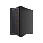 Корпус Powercase Alisio Micro X4B V2, Tempered Glass, 4х 120mm ARGB fans, ARGB HUB, чёрный, mATX  (CAMCXB-A4)