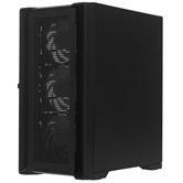 Корпус Powercase Alisio Micro X4B V2, Tempered Glass, 4х 120mm ARGB fans, ARGB HUB, чёрный, mATX  (CAMCXB-A4)