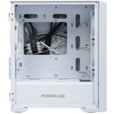 Корпус Powercase ByteFlow Micro White, Tempered Glass, 4х 120mm ARGB fans, ARGB HUB, белый, mATX  (CAMBFW-A4)