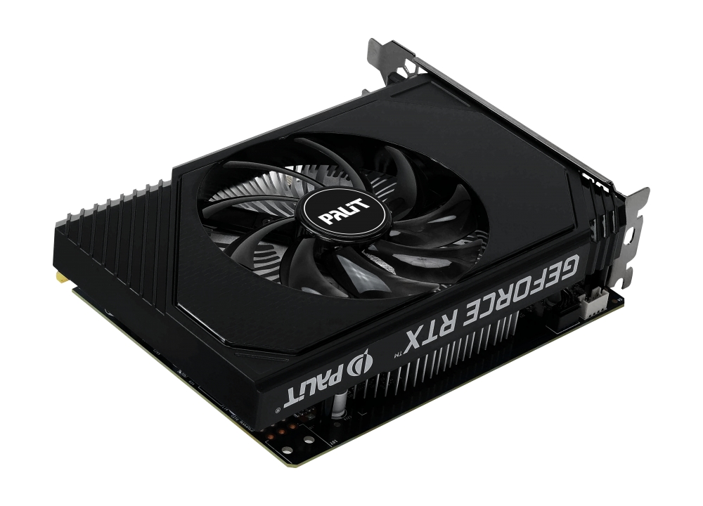 Видеокарта PALIT GeForce RTX 3050 STORMX / 6GB GDDR6 96bit DVI HDMI DP / NE63050018JE-1070F