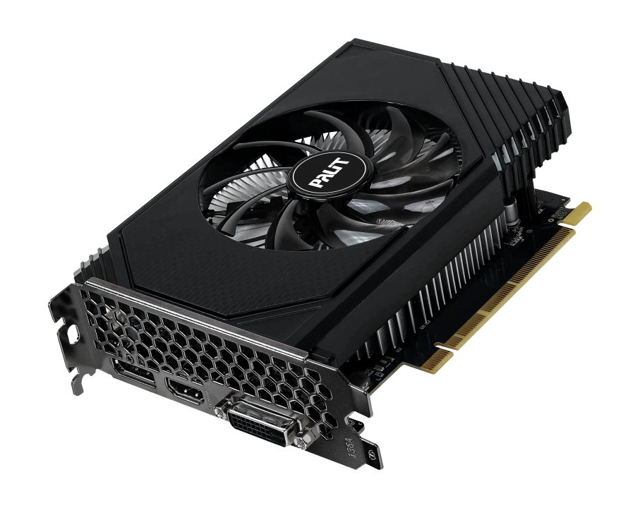 Видеокарта PALIT GeForce RTX 3050 STORMX / 6GB GDDR6 96bit DVI HDMI DP / NE63050018JE-1070F