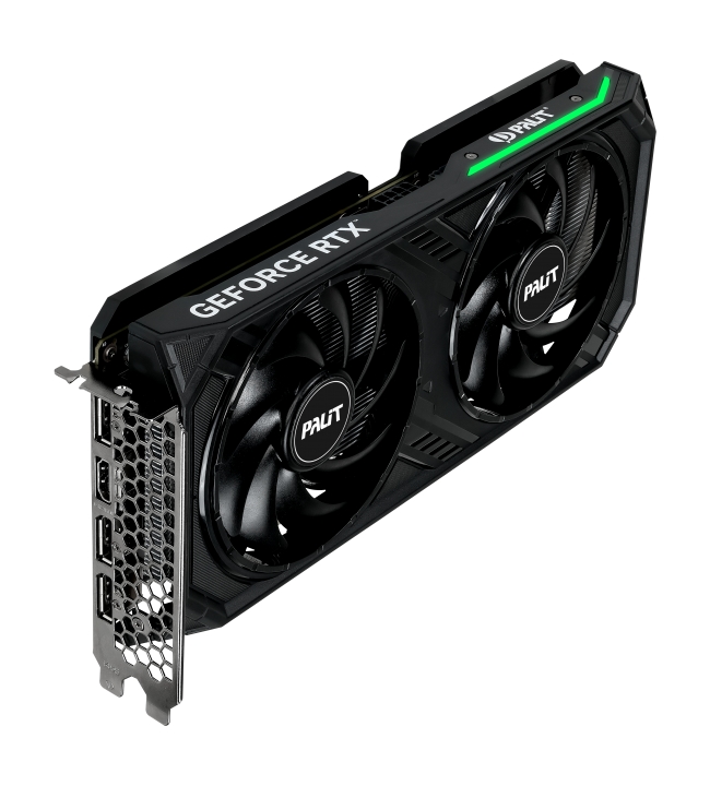 Видеокарта Palit GeForce RTX 4060 DUAL OC / 8GB GDDR6 128bit 3xDP HDMI / NE64060T19P1-1070D