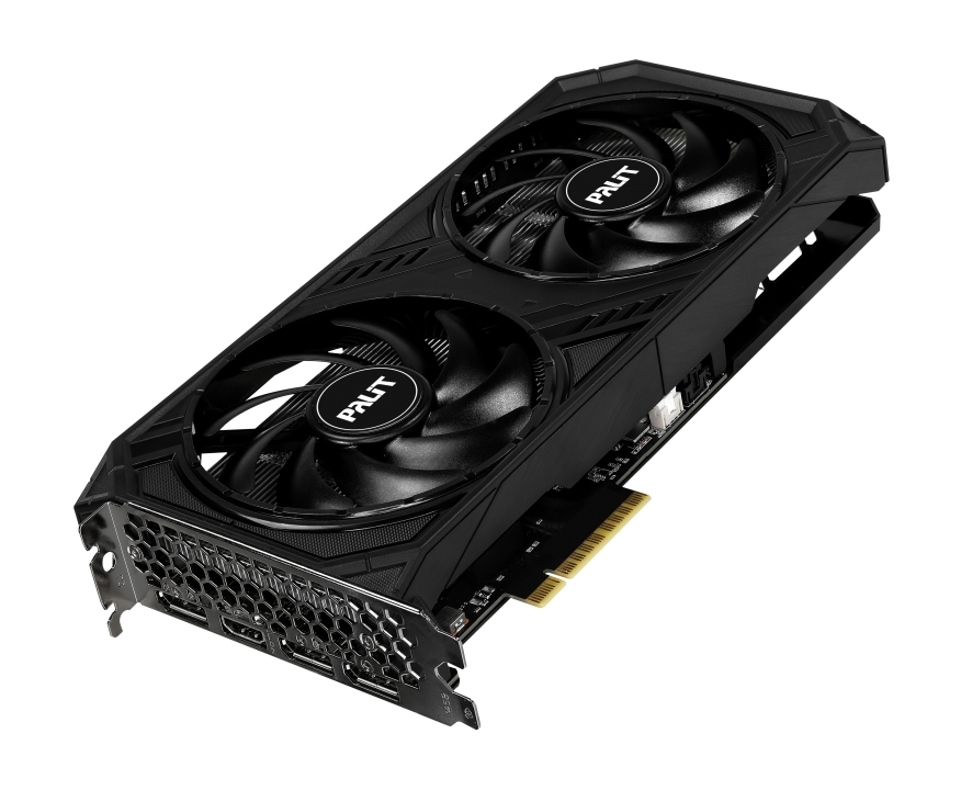 Видеокарта Palit GeForce RTX 4060 DUAL OC / 8GB GDDR6 128bit 3xDP HDMI / NE64060T19P1-1070D