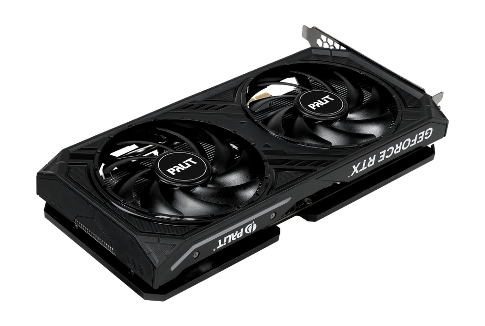 Видеокарта Palit GeForce RTX 4060 DUAL OC / 8GB GDDR6 128bit 3xDP HDMI / NE64060T19P1-1070D