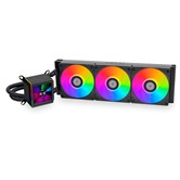 Система водяного охлаждения Lian Li GA II LCD 360 Black (GA2ALCD36B) / 3x120mm ARGB PWM Fans / G89.GA2ALCD36B.R0